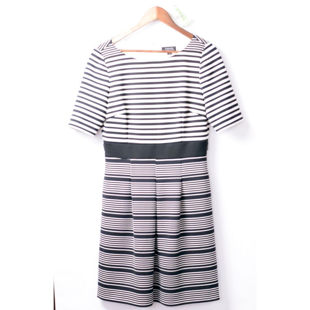 Copied -‎ Tahari striped dress 8